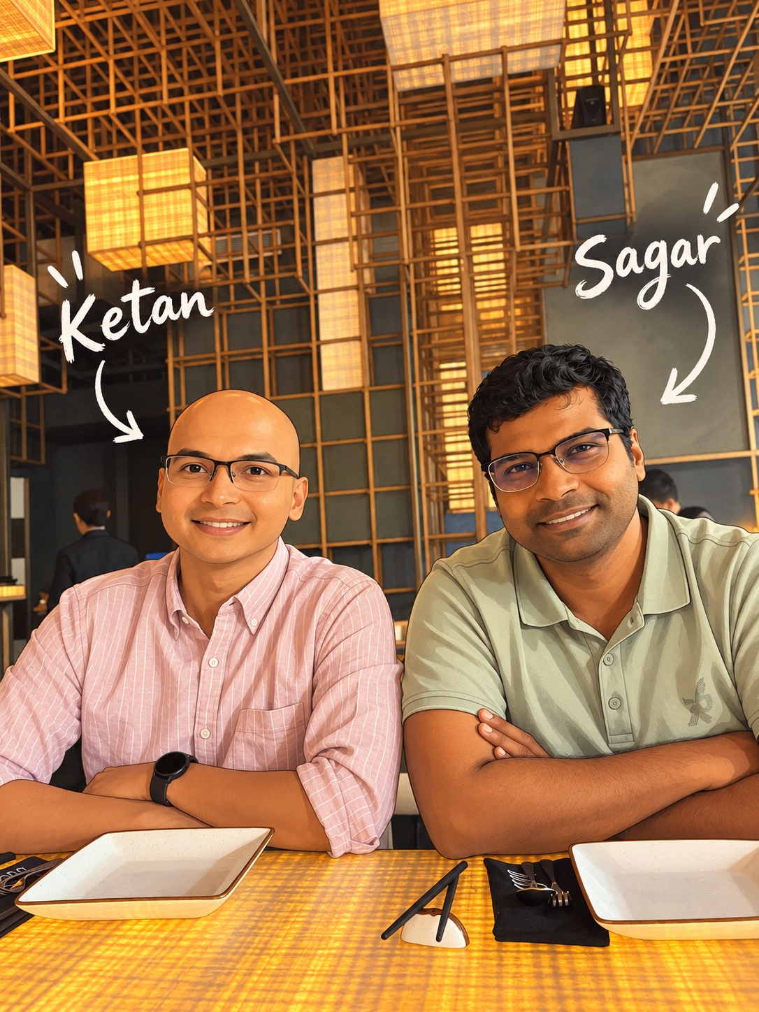 Ketan and Sagar, co-founders of Cherrypic